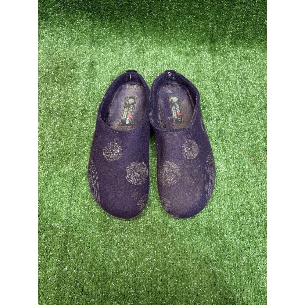 Haflinger Wo's Spirit Clogs Purple US 9 / EU 40 Pure New Wool Hippie Fairy